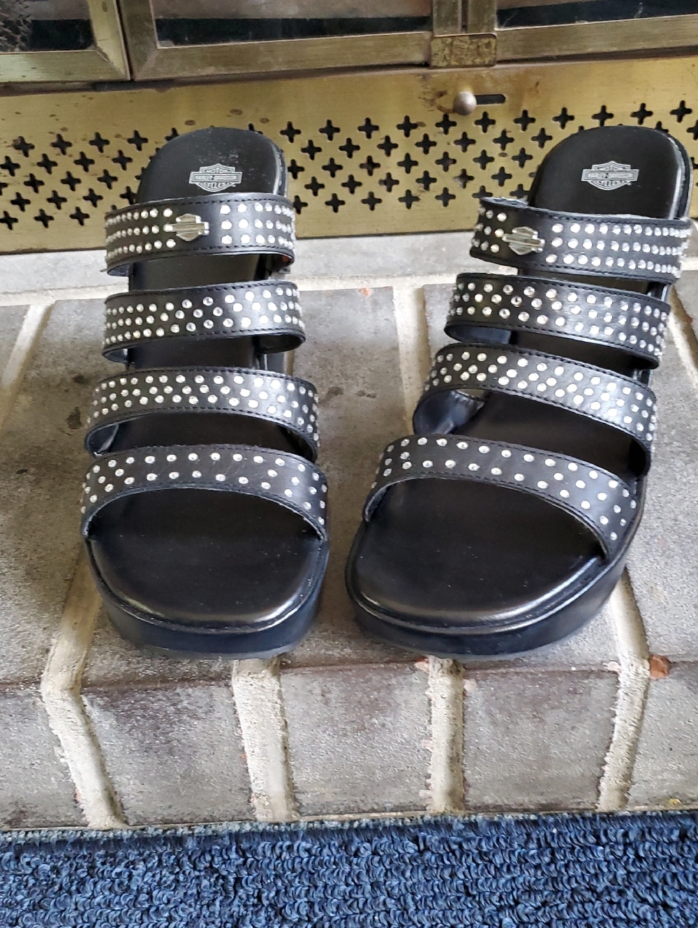 Harley-Davidson Womens Kirsty Wedge Sandal - size 9 1/2